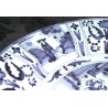 Round plate from DELFT. Decorated with figures. Available from  Moinat SA  - Antiques and home décor