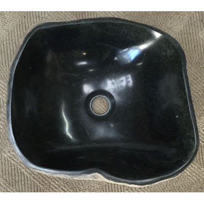 Black natural stone washbasin at  Moinat SA  - Antiques and home décor