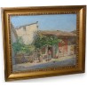 Paintings | Painting entitled ‘La Cour’, signed Henri HÉBERT Moinat SA  – Antiques and home décor