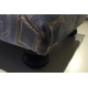 Paire de tabourets de pieds recouvert