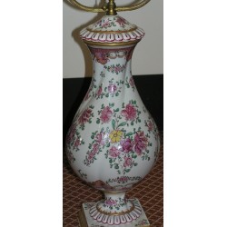  Lampe, en porcelaine. Avec décor de sur  Moinat SA  - Antiquités décoration