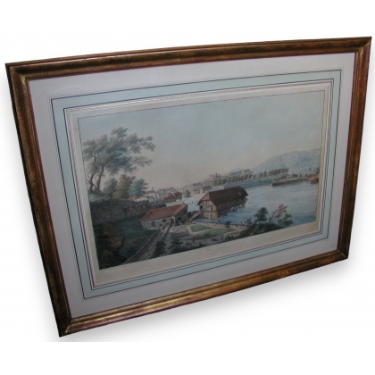 Print "View of Geneva, St. John", by LEVEQUE.