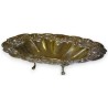 Oval-shaped bowl, made of silver-coloured metal. From Moinat SA – Antiques and home décor