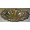 Oval-shaped bowl, made of silver-coloured metal. From Moinat SA – Antiques and home décor