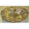 Oval-shaped bowl, made of silver-coloured metal. From Moinat SA – Antiques and home décor