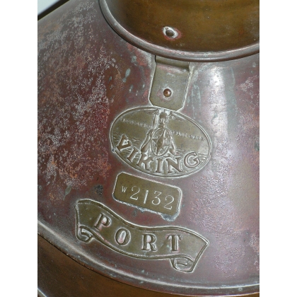 Ship’s lantern, made of copper, signed. At  Moinat SA  – Antiques and home décor