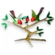 Sculpture "Deux oiseaux sur une branche