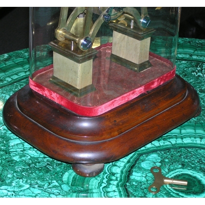 "Squelette" clock, in brass and steel, at  Moinat SA  - Antiques and home décor