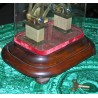 "Squelette" clock, in brass and steel, at  Moinat SA  - Antiques and home décor