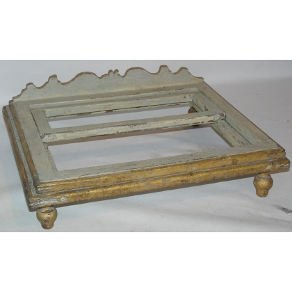 Table-top lectern, made of grey-gold lacquered wood. Available from  Moinat SA  - Antiques and home décor