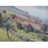 Paintings | Painting entitled ‘Le Lanciau et Epesse’ signed LÉPINARD Moinat SA  – Antiques and home décor