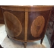 Buffet demi-lune en acajou marqueté