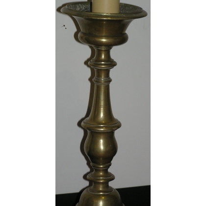 Pair of candlesticks converted into lamps, by  Moinat SA  - Antiques and home décor
