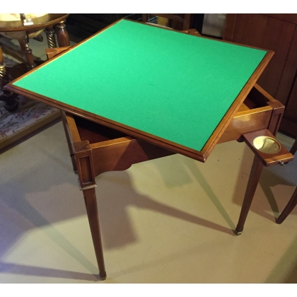  Table à jeux style Directoire, en sur  Moinat SA  - Antiquités décoration