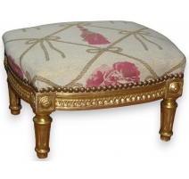 Tabouret de pieds de style Louis XVI,