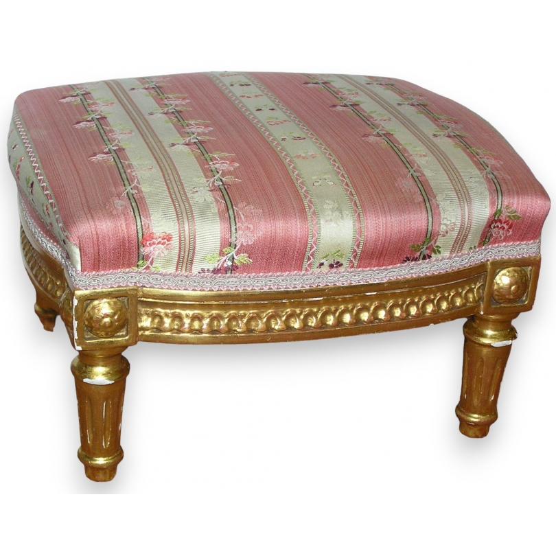 Louis XVI-style footstool, from  Moinat SA  - Antiques and home décor