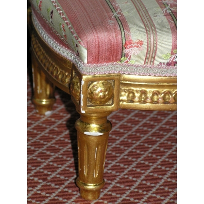 Louis XVI-style footstool, from  Moinat SA  - Antiques and home décor