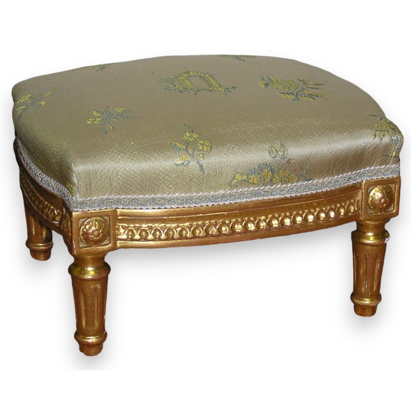 Louis XVI-style footstool, from  Moinat SA  - Antiques and home décor