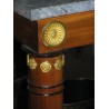Empire console table, in mahogany and black wood. at  Moinat SA  - Antiques and home décor