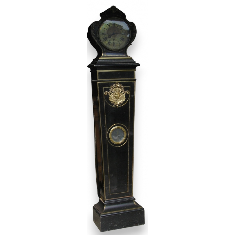  Morbier - pendule de parquet, en ébène sur  Moinat SA  - Antiquités décoration