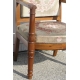 Paire de fauteuils Empire, en acajou.