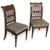 Paire de chaises Directoire,