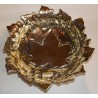 Round ‘Maple Leaf’ brass bowl at  Moinat SA  – Antiques and home décor