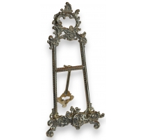 Chevalet style baroque en laiton poli