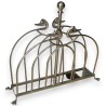 "Swans" newspaper rack in polished brass at  Moinat SA  - Antiques and home décor