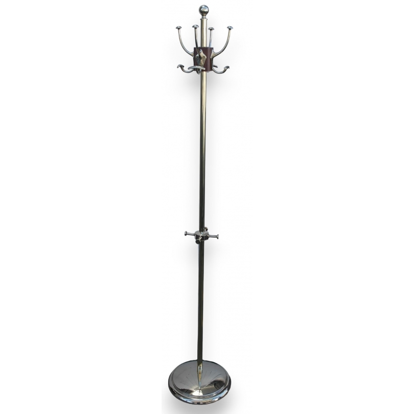 Polished brass coat rack, 4 arms, from Moinat SA – Antiques and home décor