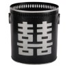 Oval wastepaper basket made of painted sheet metal by  Moinat SA  - Antiques and home décor