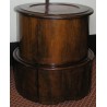 Round mahogany chest of drawers. From  Moinat SA  - Antiques and home décor
