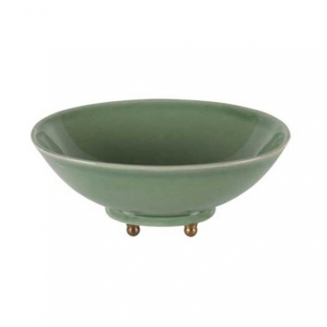 Oval celadon porcelain bowl by Moinat SA – Antiques and home décor