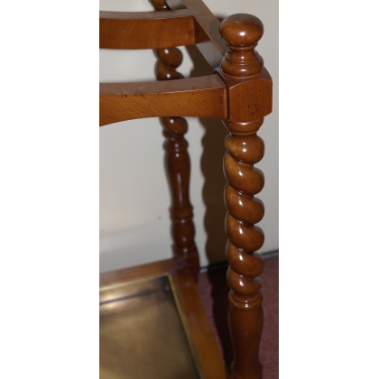 Corner umbrella stand in cherry wood at  Moinat SA  - Antiques and home décor