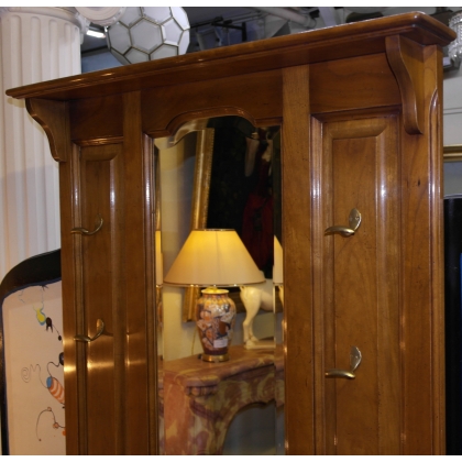 Mirrored coat rack with 1 drawer, by Moinat SA – Antiques and home décor