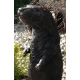 Marmotte debout en bronze