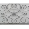  Grille en fer forgé Art Déco, grise sur  Moinat SA  - Antiquités décoration
