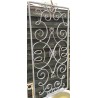  Grille en fer forgé Art Déco, grise sur  Moinat SA  - Antiquités décoration