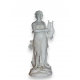 Statue en biscuit "Erato" marque MV