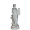 Statue en biscuit "Erato" marque MV
