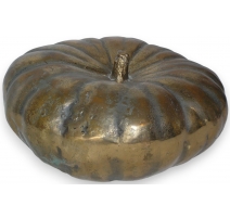 Sculpture "Courge", en bronze.