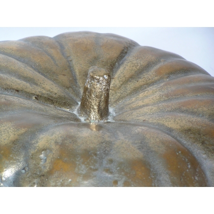 Sculpture \"Courge\", en bronze.