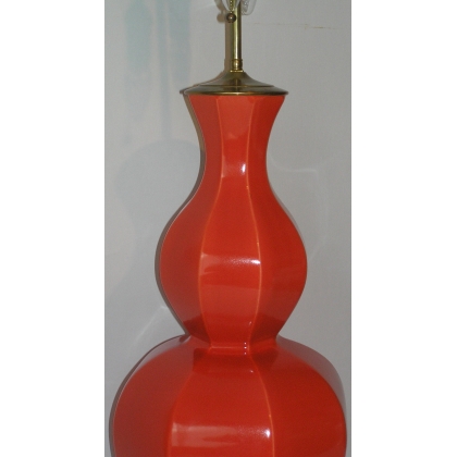  Lampe Alexander, en céramique ocre sur  Moinat SA  - Antiquités décoration