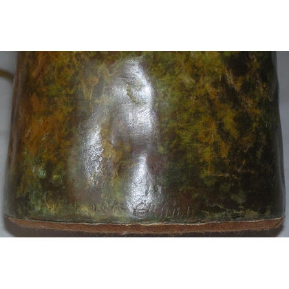  Paire de lampes coniques "Oeils en verre" sur  Moinat SA  - Antiquités décoration