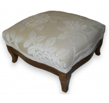 Tabouret de pieds Louis XV recouvert de