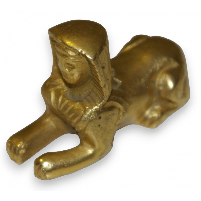 Petit Sphinx en bronze doré