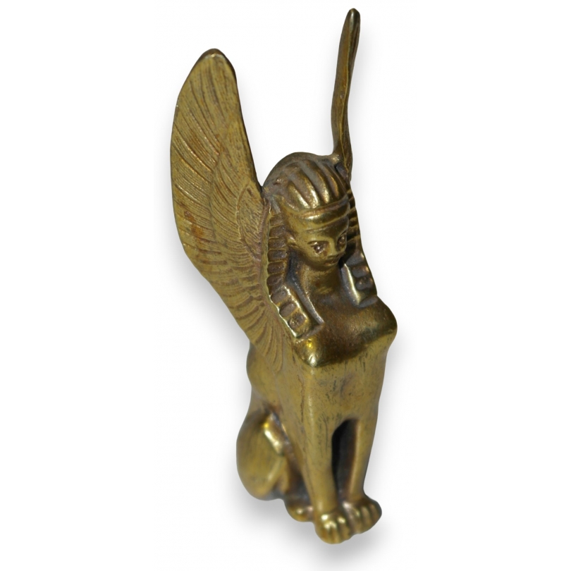 Sphinx ailé en bronze doré