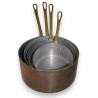 Set of 4 copper saucepans from Moinat SA – Antiques and home décor
