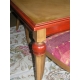 Table rectangulaire "Victoire" rechampis rouge