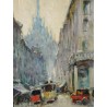 Paintings | Painting entitled ‘Milan’, signed CASTELFRANCHI. Moinat SA  – Antiques and home décor